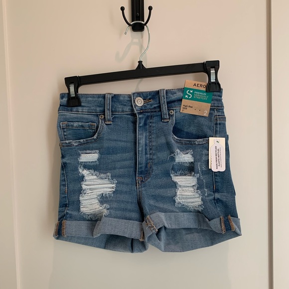 Aeropostale high rise midi 3” shorts - Picture 1 of 1